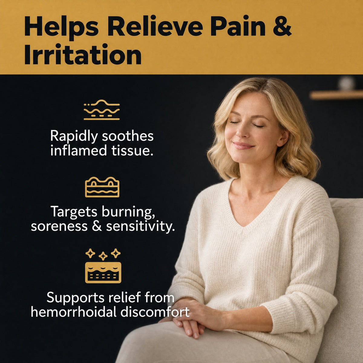 Helps Relieve Pain and Irritation